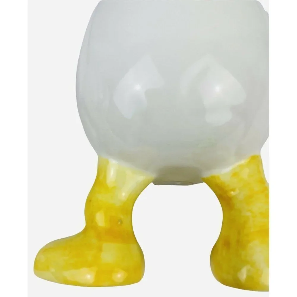 Novelty Easter Chicks in Eggs Salt and Pepper Shakers Feet Sheldon Shell Table